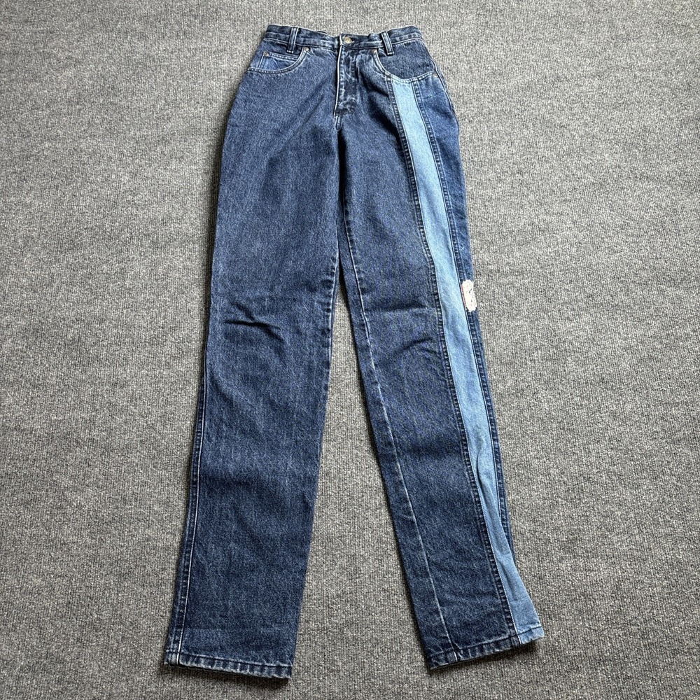 VTG Bar None Thoroughbred Jeans Women's 5 High Rise 80s 90s Western Riding